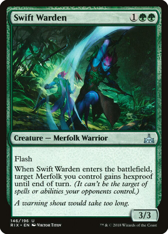Swift Warden — Rivals of Ixalan (RIX) #146
