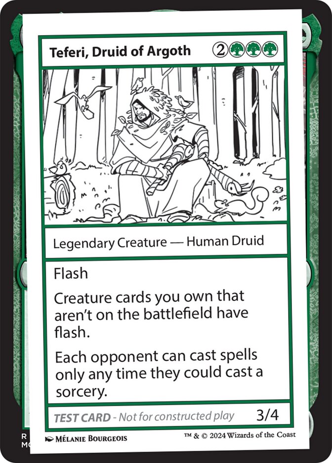 Teferi, Druid of Argoth — Mystery Booster 2 (MB2) #586