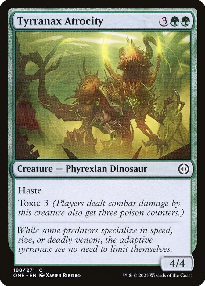 Tyrranax Atrocity — Phyrexia: All Will Be One (ONE) #188
