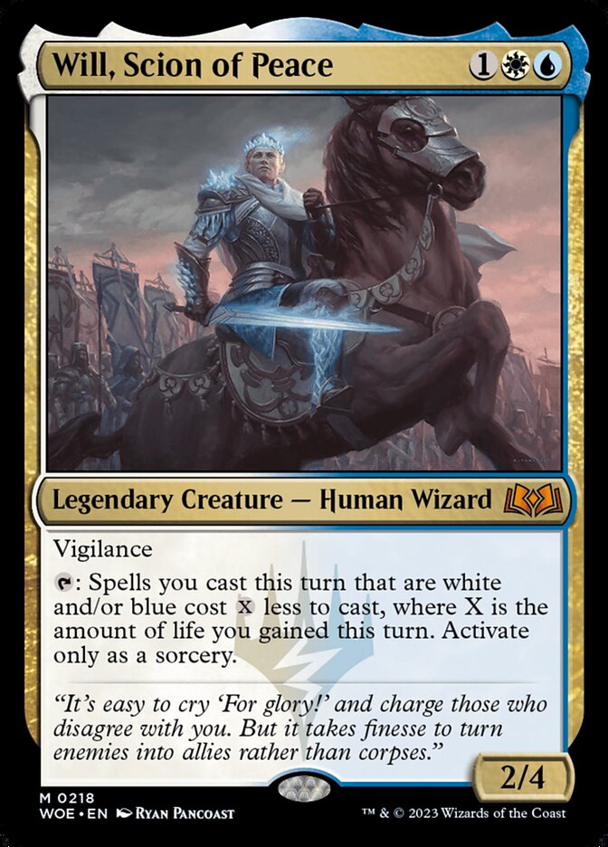Will, Scion of Peace — Wilds of Eldraine (WOE) #218