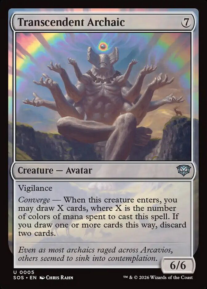 Transcendent Archaic — Secrets of Strixhaven (SOS) #5