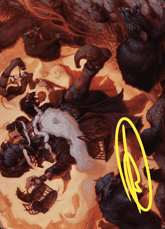 Tattered Ratter // Tattered Ratter — Wilds of Eldraine Art Series (AWOE) #20