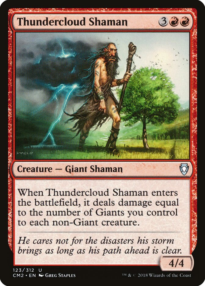 Thundercloud Shaman — Commander Anthology Volume II (CM2) #123