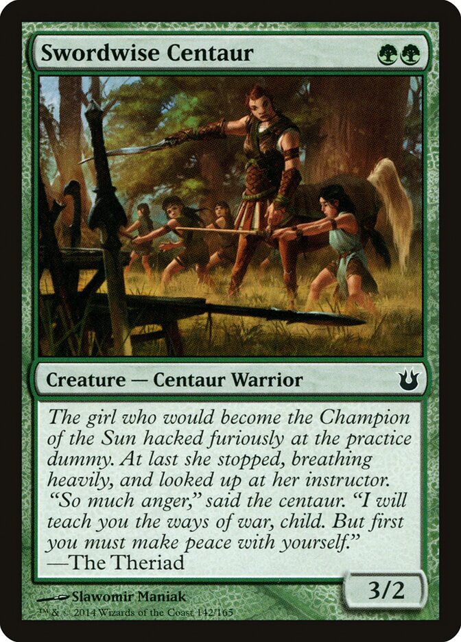 Swordwise Centaur — Born of the Gods (BNG) #142