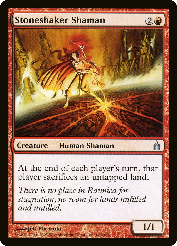 Stoneshaker Shaman — Ravnica: City of Guilds (RAV) #145