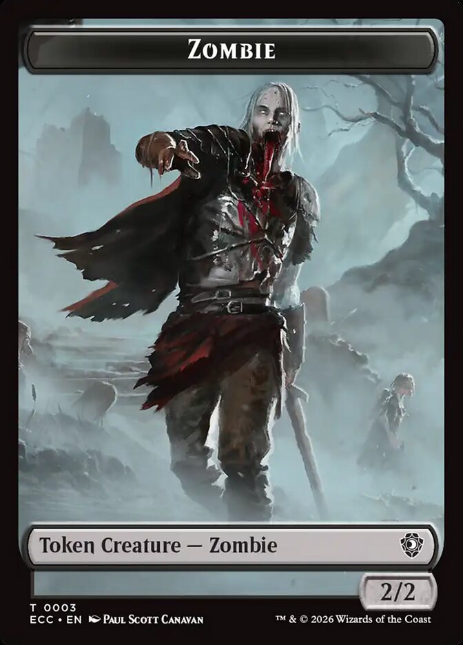 Zombie — Lorwyn Eclipsed Commander Tokens (TECC) #3