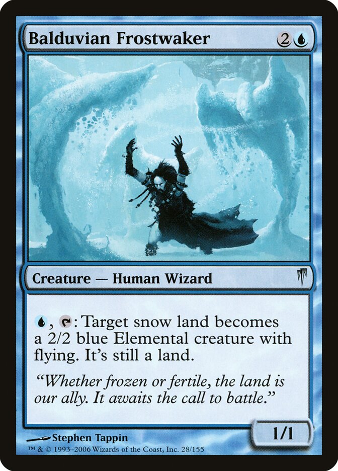 Balduvian Frostwaker — Coldsnap (CSP) #28
