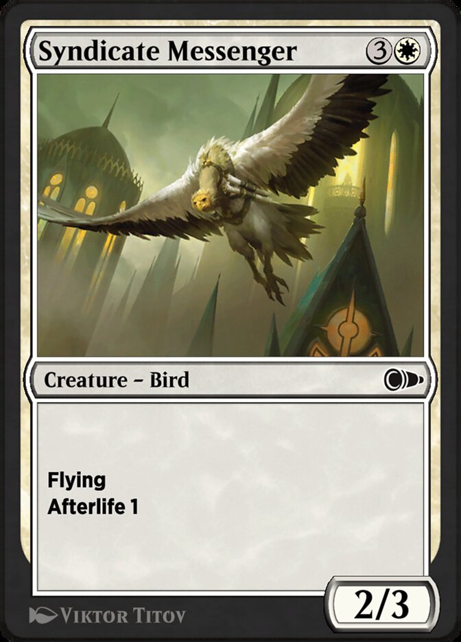 Syndicate Messenger — Pioneer Masters (PIO) #40