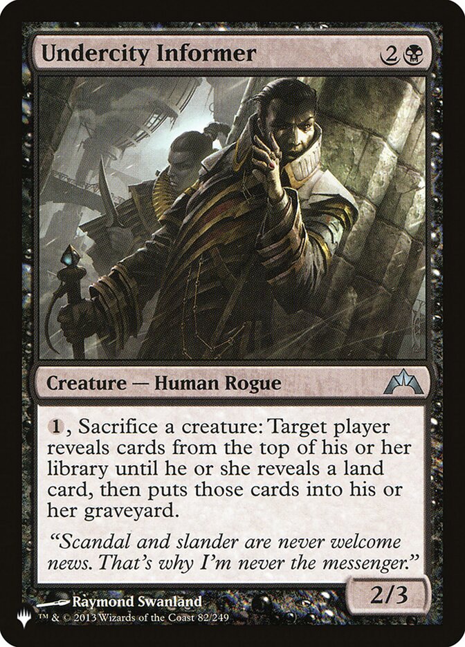 Undercity Informer — The List (PLST) #GTC-82