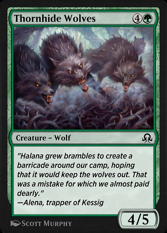Thornhide Wolves — Shadows over Innistrad Remastered (SIR) #218