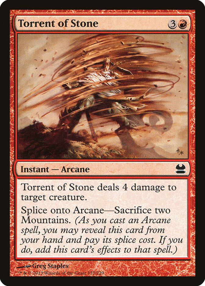 Torrent of Stone — Modern Masters (MMA) #137