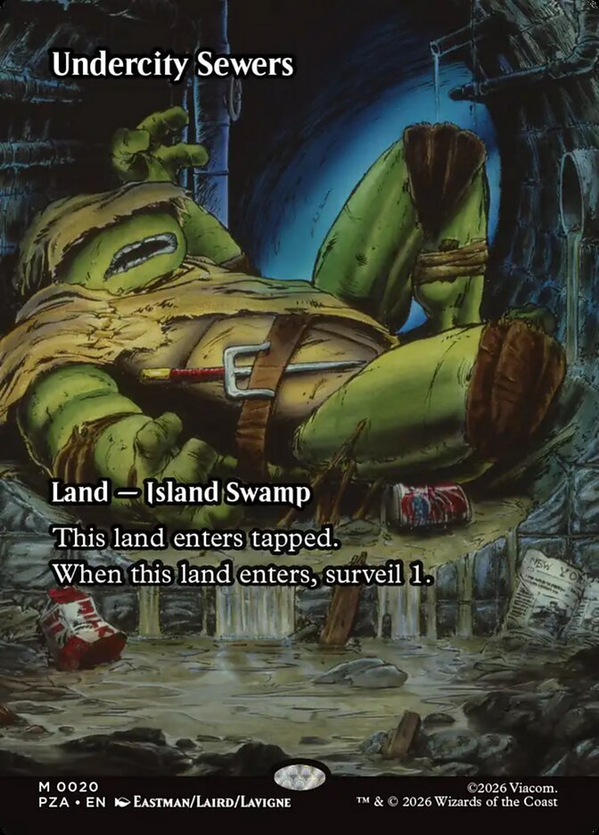 Undercity Sewers — Teenage Mutant Ninja Turtles Source Material (PZA) #20