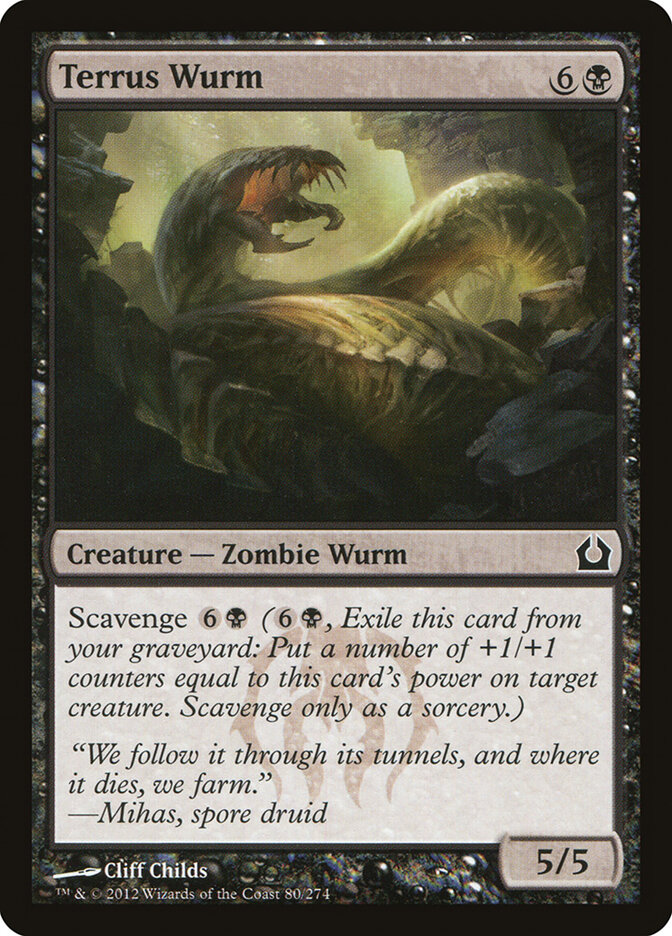 Terrus Wurm — Return to Ravnica (RTR) #80