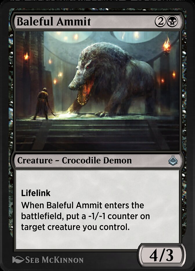 Baleful Ammit — Amonkhet Remastered (AKR) #92
