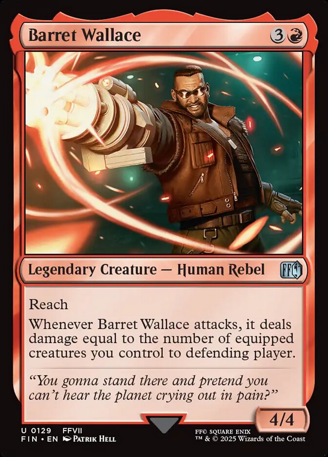 Barret Wallace — Final Fantasy (FIN) #129