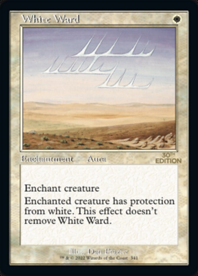White Ward — 30th Anniversary Edition (30A) #341
