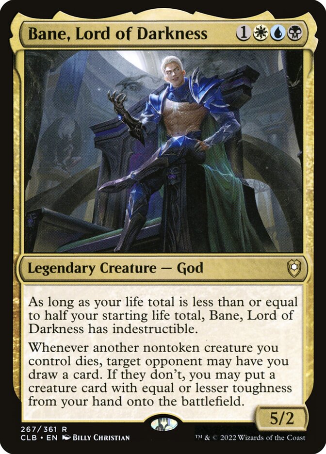 Bane, Lord of Darkness — Commander Legends: Battle for Baldur's Gate (CLB) #267