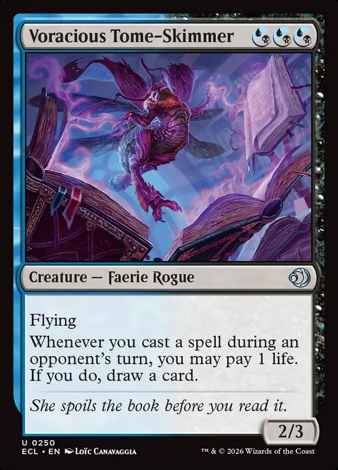 Voracious Tome-Skimmer — Lorwyn Eclipsed (ECL) #250