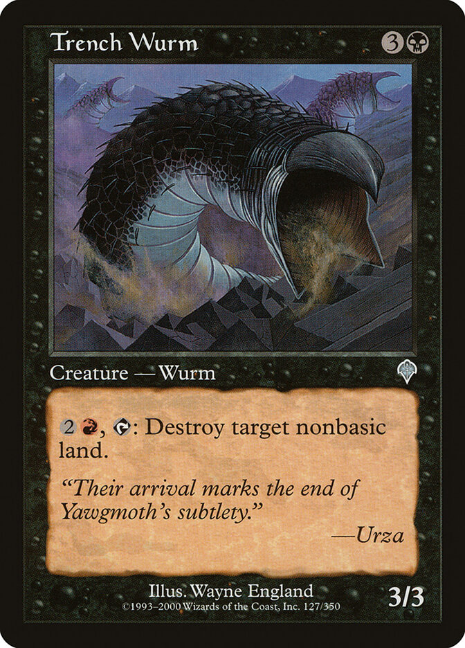 Trench Wurm — Invasion (INV) #127