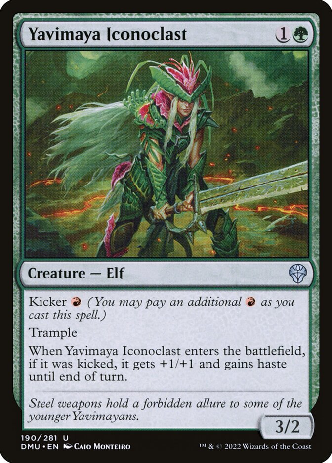 Yavimaya Iconoclast — Dominaria United (DMU) #190