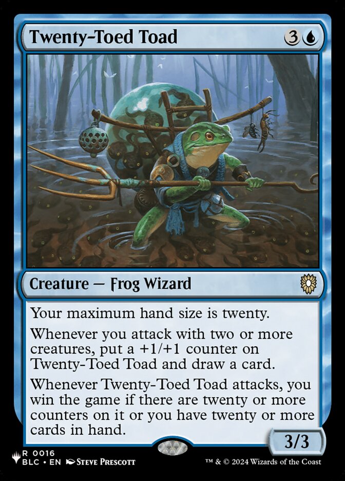 Twenty-Toed Toad — The List (PLST) #BLC-16