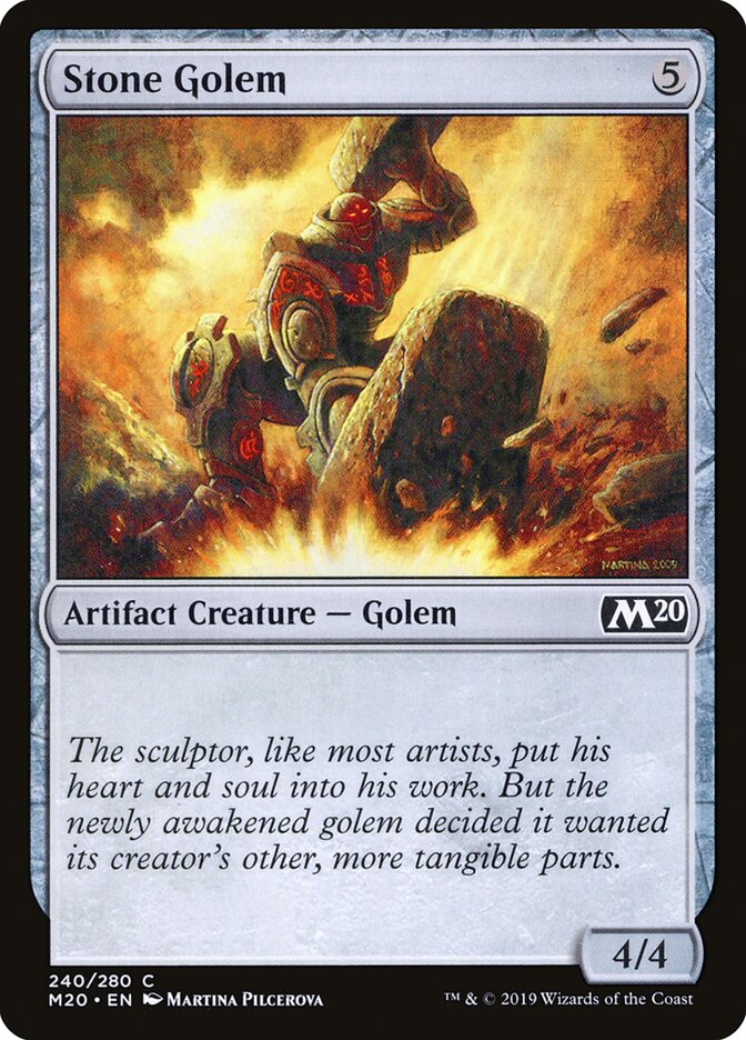 Stone Golem — Core Set 2020 (M20) #240