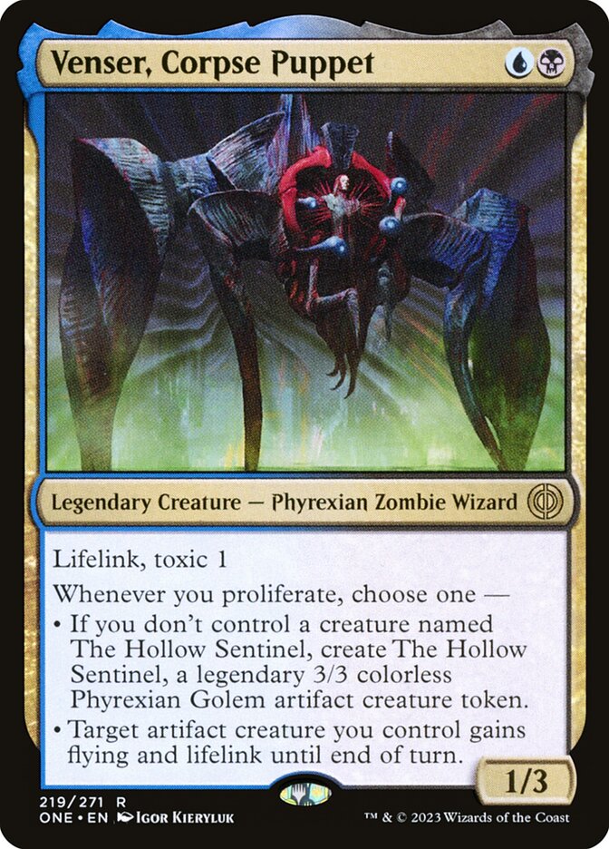 Venser, Corpse Puppet — Phyrexia: All Will Be One (ONE) #219