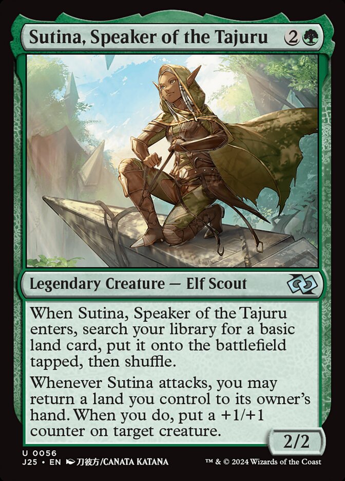 Sutina, Speaker of the Tajuru — Foundations Jumpstart (J25) #56