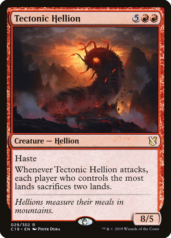 Tectonic Hellion — Commander 2019 (C19) #29