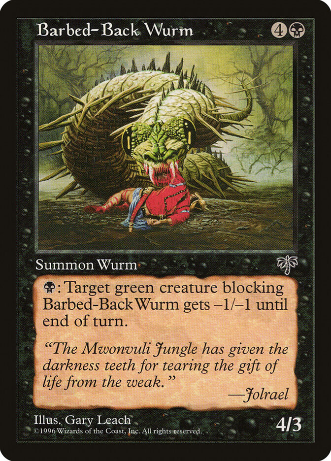 Barbed-Back Wurm — Mirage (MIR) #105