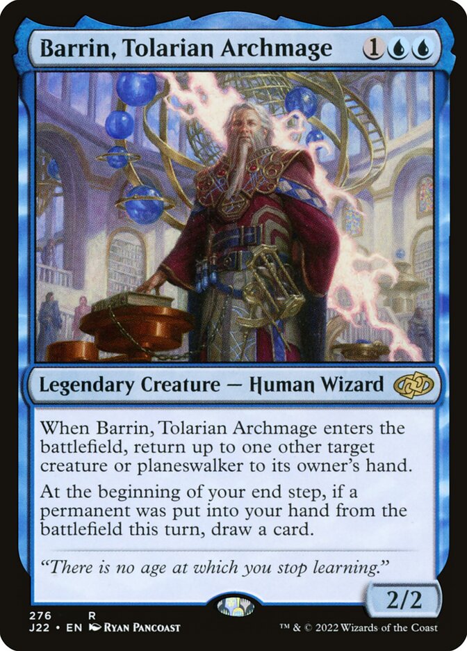 Barrin, Tolarian Archmage — Jumpstart 2022 (J22) #276