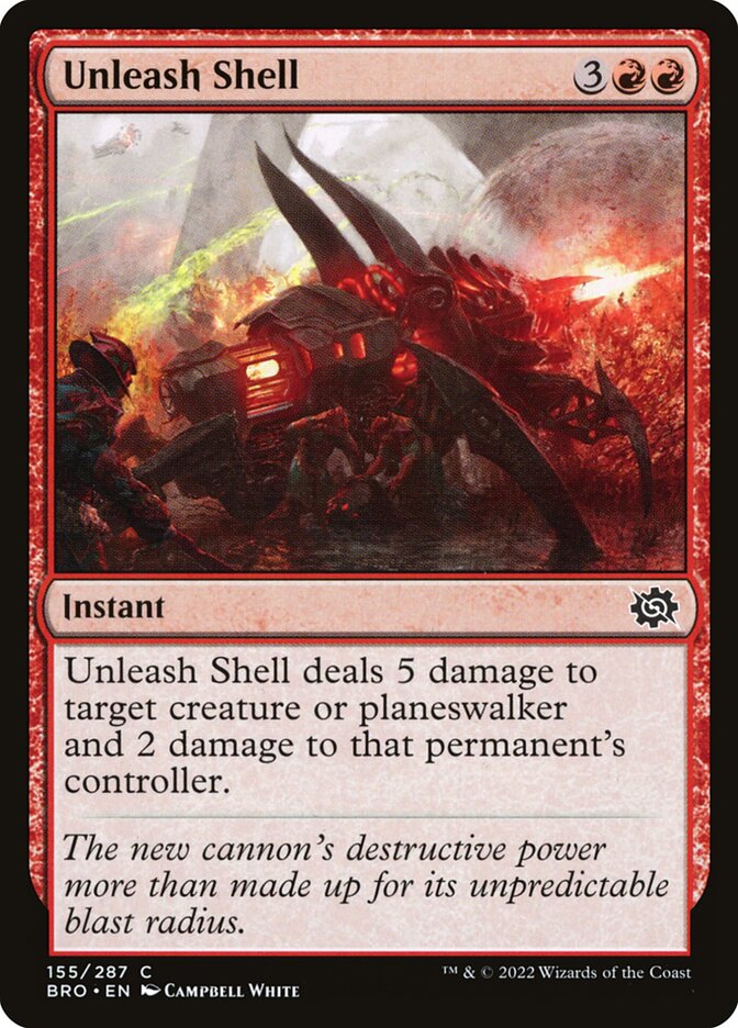 Unleash Shell — The Brothers' War (BRO) #155