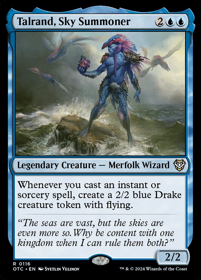 Talrand, Sky Summoner — Outlaws of Thunder Junction Commander (OTC) #116