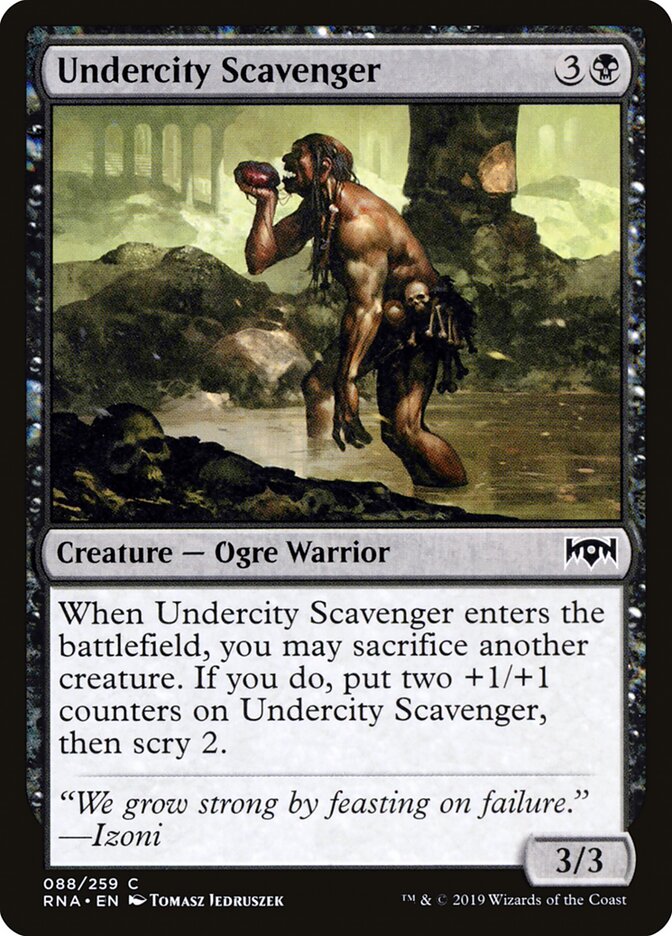 Undercity Scavenger — Ravnica Allegiance (RNA) #88