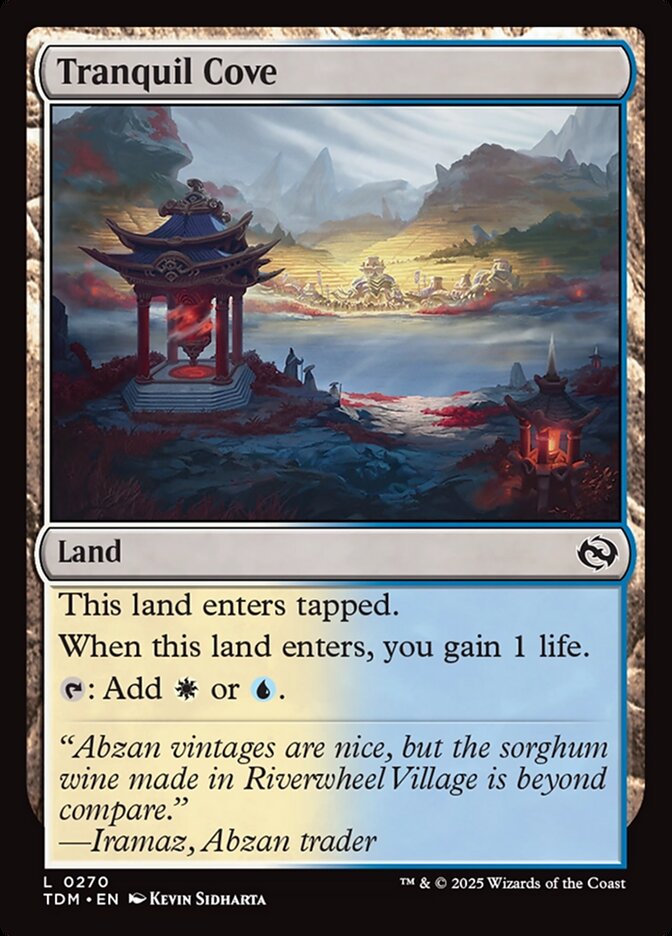 Tranquil Cove — Tarkir: Dragonstorm (TDM) #270