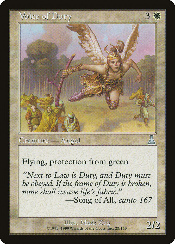 Voice of Duty — Urza's Destiny (UDS) #23