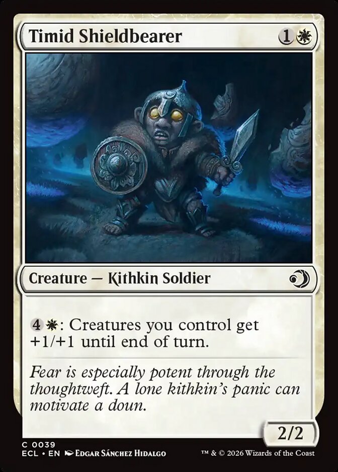 Timid Shieldbearer — Lorwyn Eclipsed (ECL) #39