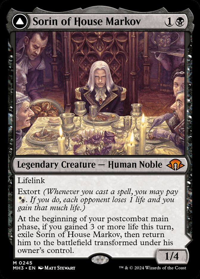 Sorin of House Markov // Sorin, Ravenous Neonate — Modern Horizons 3 (MH3) #245