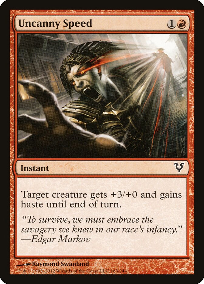 Uncanny Speed — Avacyn Restored (AVR) #163