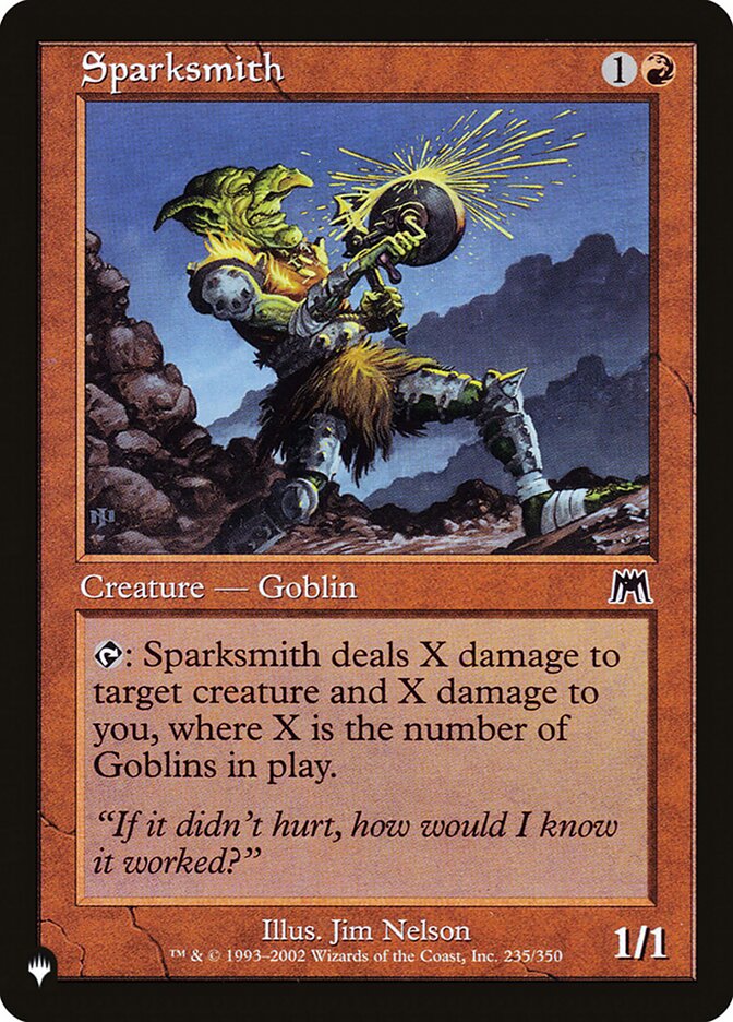 Sparksmith — The List (PLST) #ONS-235
