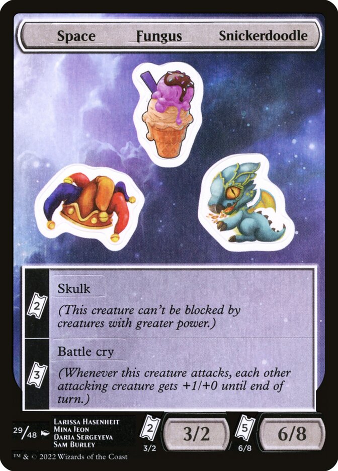 Space Fungus Snickerdoodle — Unfinity Sticker Sheets (SUNF) #29