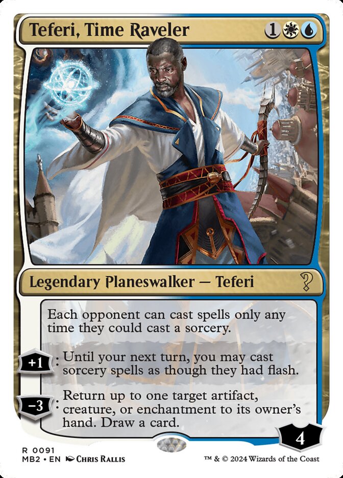Teferi, Time Raveler — Mystery Booster 2 (MB2) #91