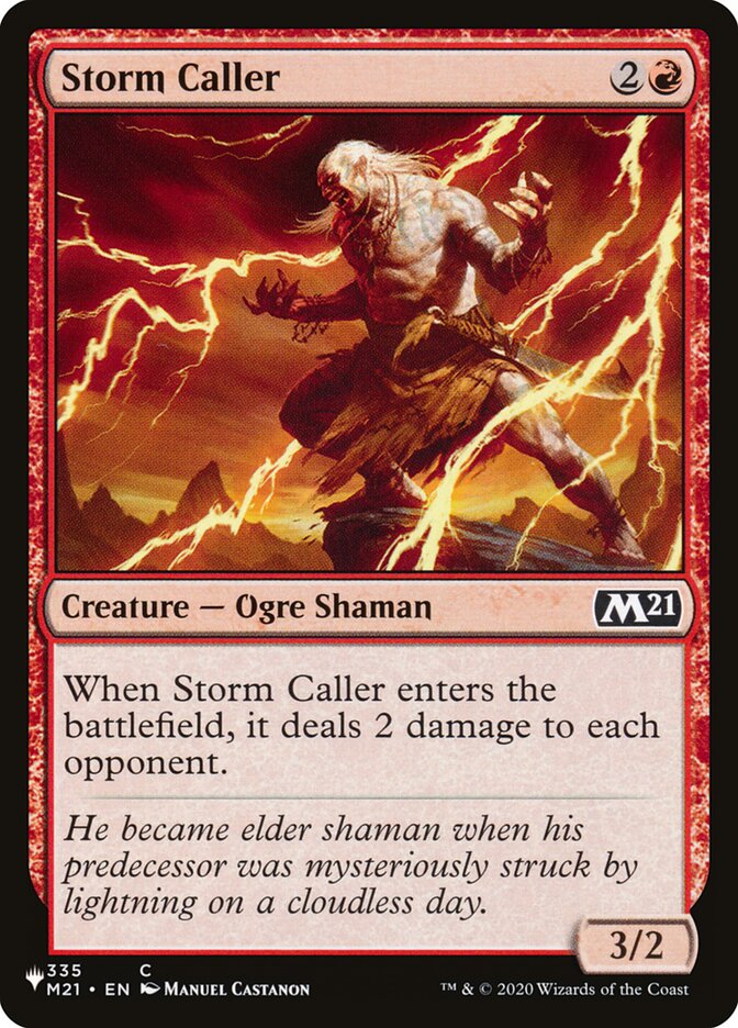 Storm Caller — The List (PLST) #M21-335