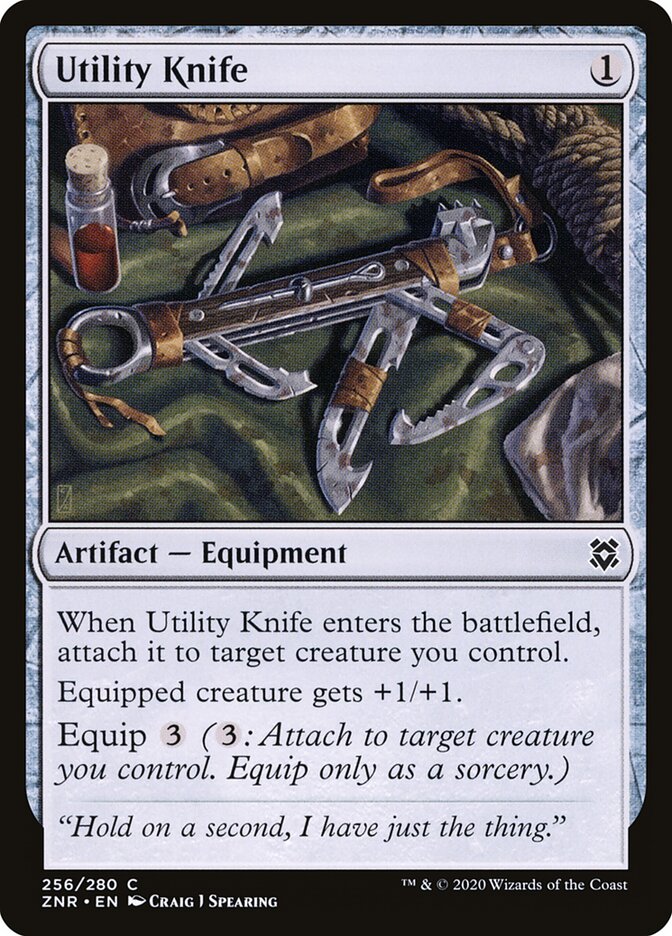 Utility Knife — Zendikar Rising (ZNR) #256