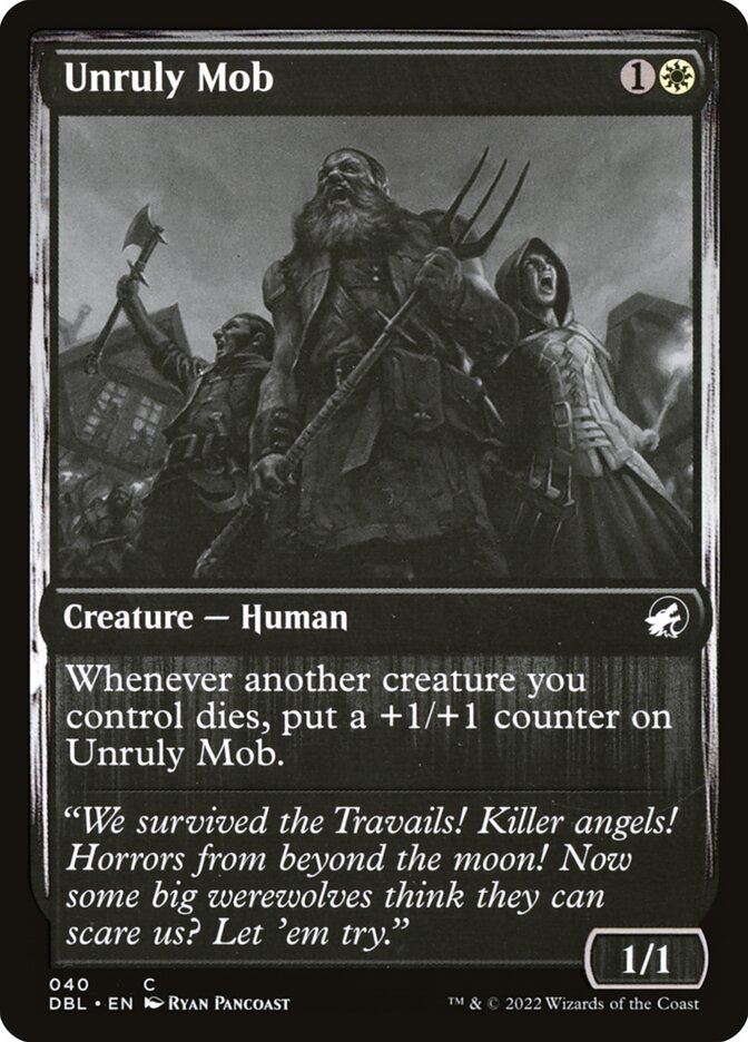 Unruly Mob — Innistrad: Double Feature (DBL) #40