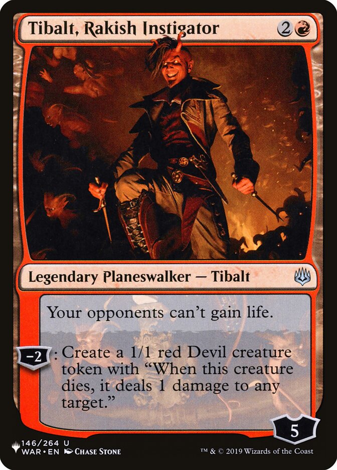 Tibalt, Rakish Instigator — The List (PLST) #WAR-146
