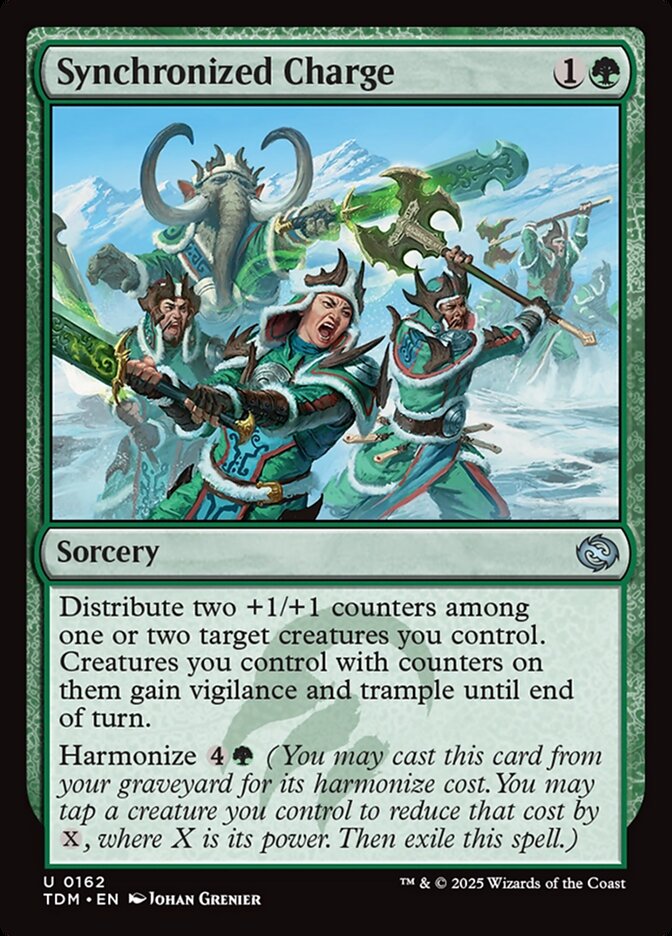 Synchronized Charge — Tarkir: Dragonstorm (TDM) #162