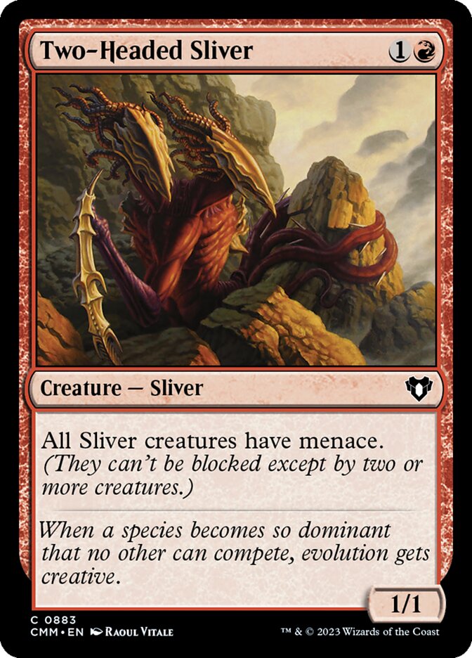 Two-Headed Sliver — Commander Masters (CMM) #883