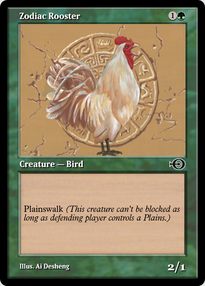 Zodiac Rooster — Magic Online Promos (PRM) #35082