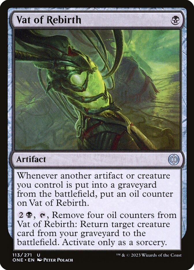 Vat of Rebirth — Phyrexia: All Will Be One (ONE) #113
